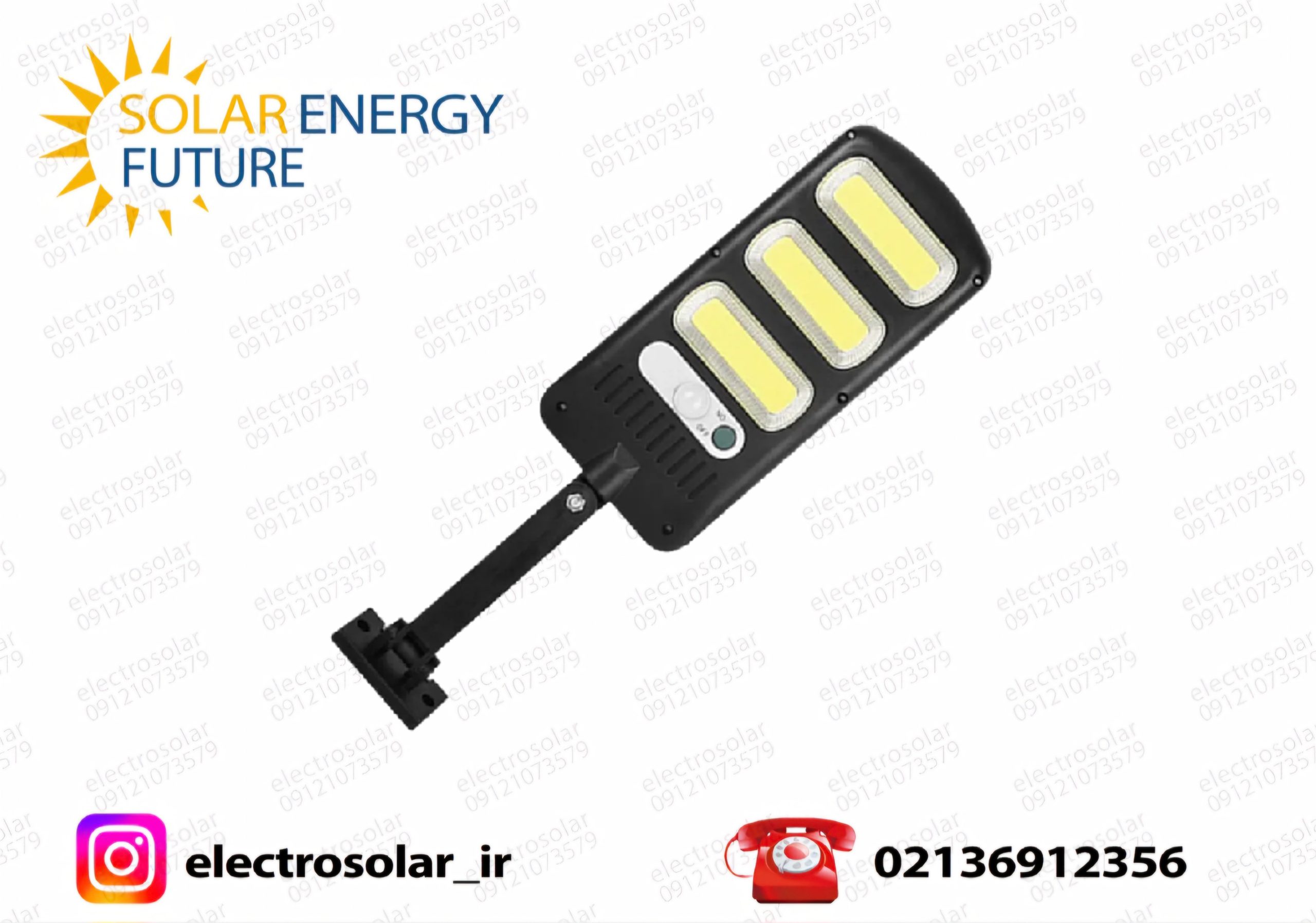 چراغ پارکی پایه دار خورشیدی5769